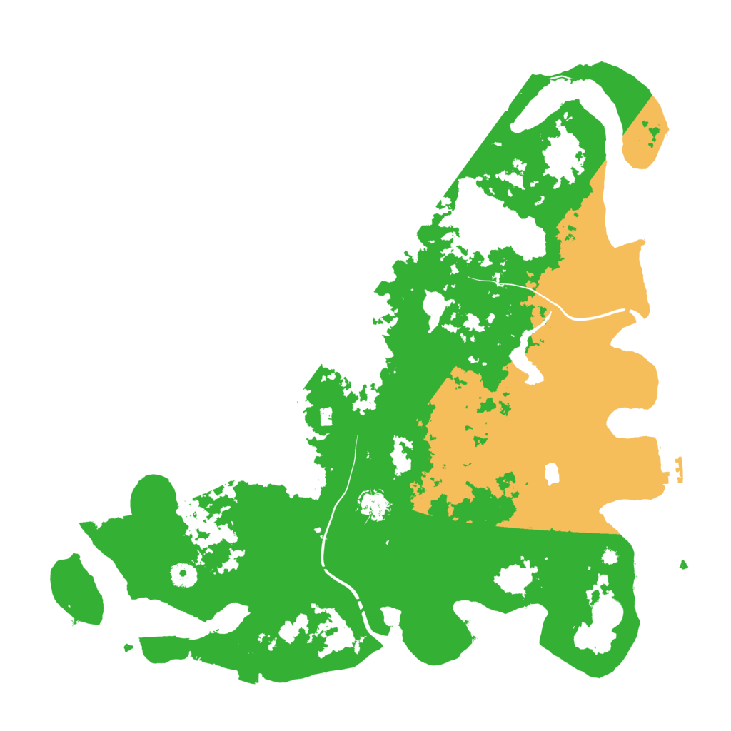 Biome Rust Map: Procedural Map, Size: 4250, Seed: 23944