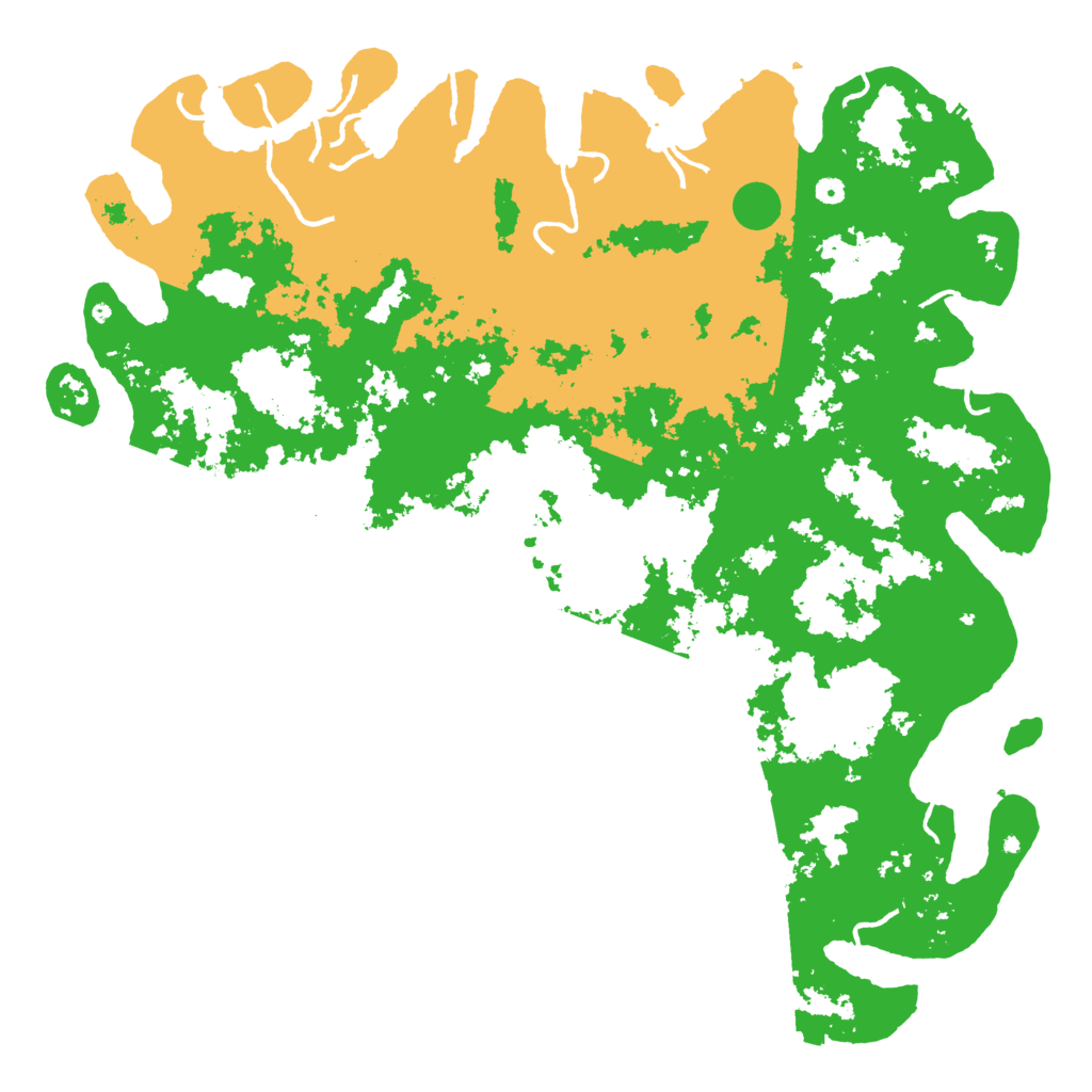 Biome Rust Map: Procedural Map, Size: 6000, Seed: 3208417