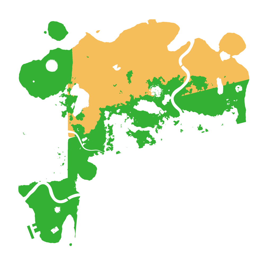 Biome Rust Map: Procedural Map, Size: 4000, Seed: 7291987