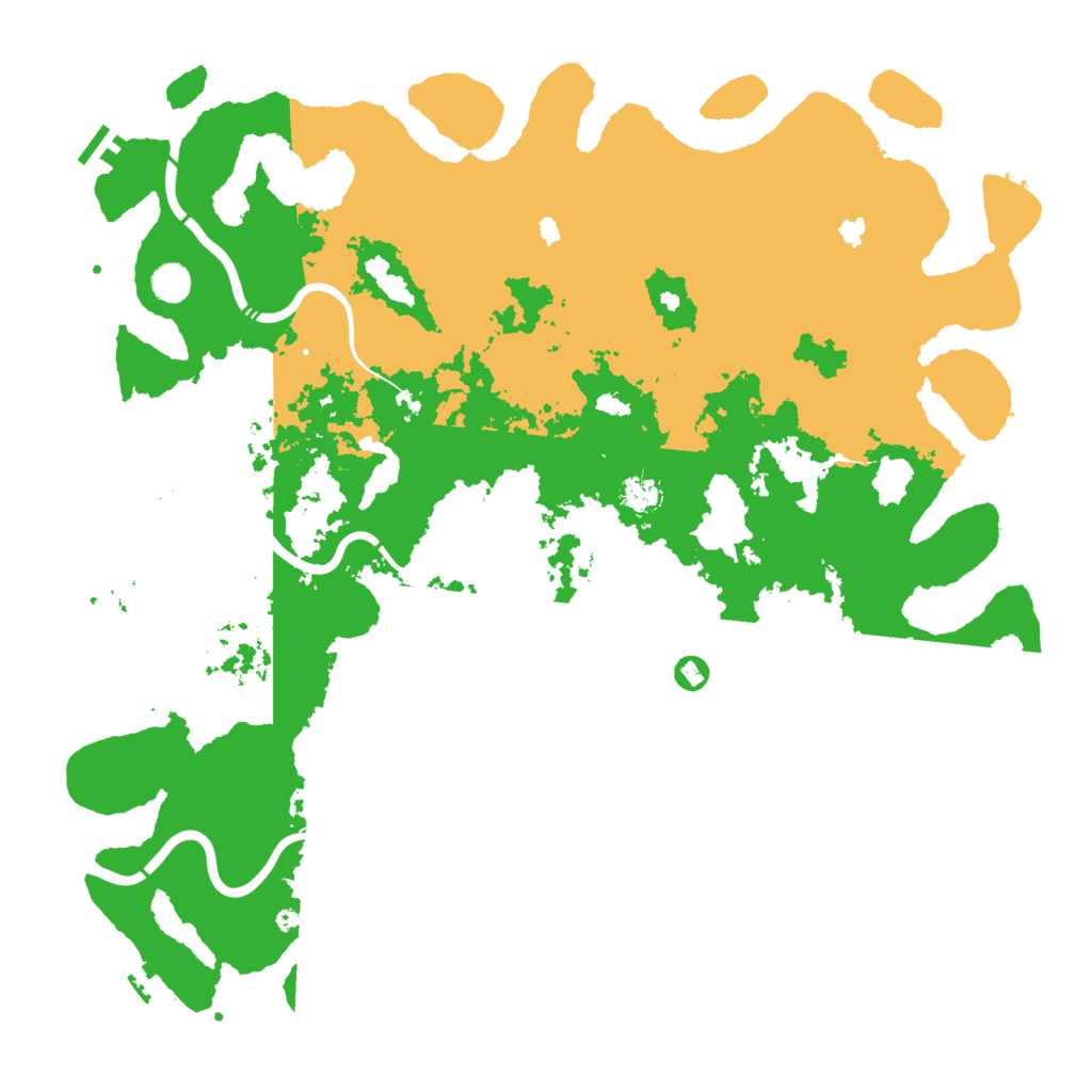 Biome Rust Map: Procedural Map, Size: 5000, Seed: 5628197
