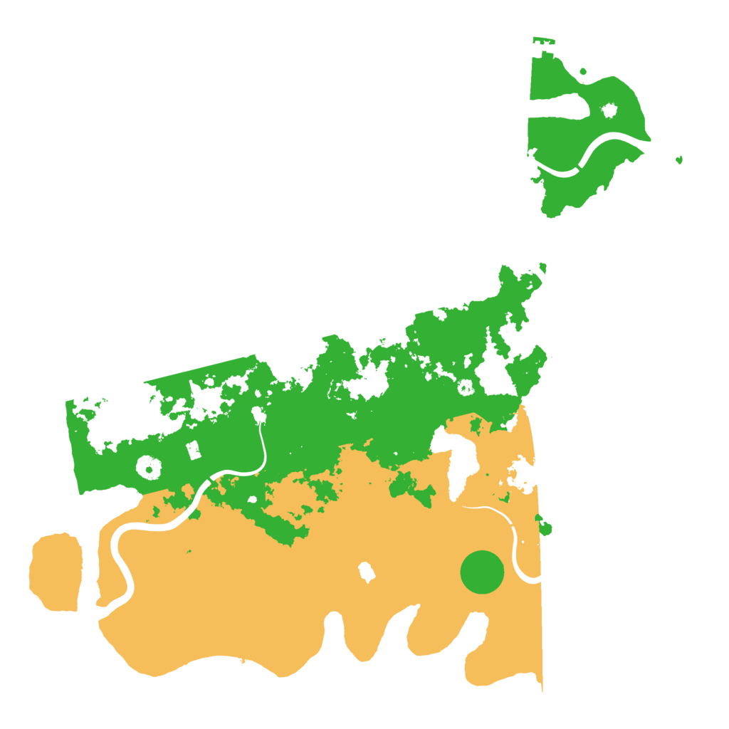 Biome Rust Map: Procedural Map, Size: 4400, Seed: 56254504