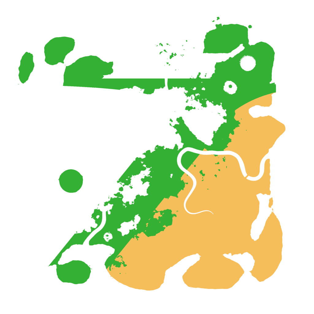 Biome Rust Map: Procedural Map, Size: 3600, Seed: 75958529
