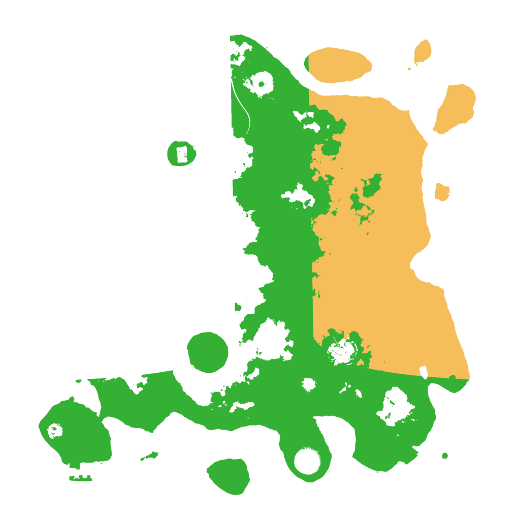Biome Rust Map: Procedural Map, Size: 3500, Seed: 98273496