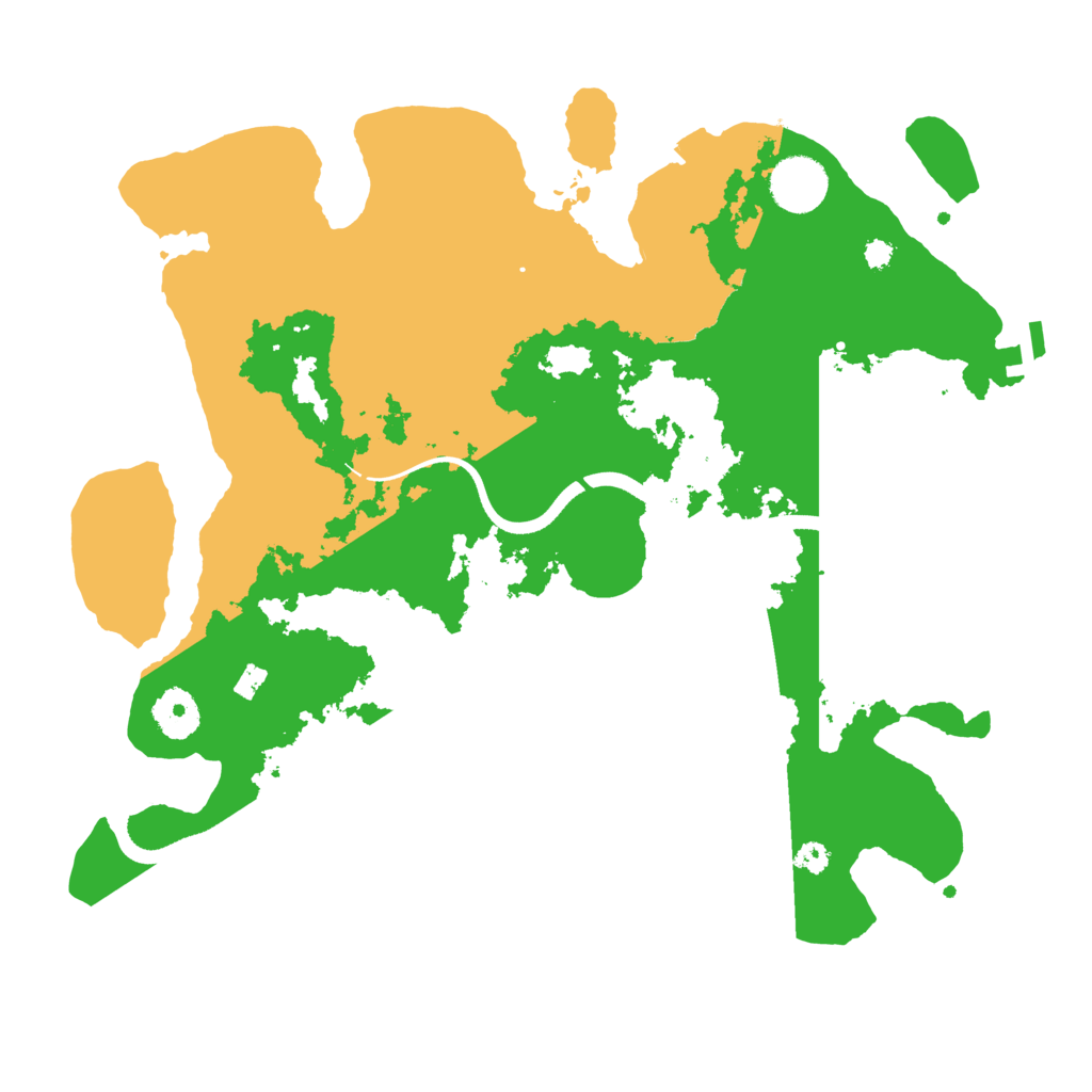 Biome Rust Map: Procedural Map, Size: 3450, Seed: 24927934