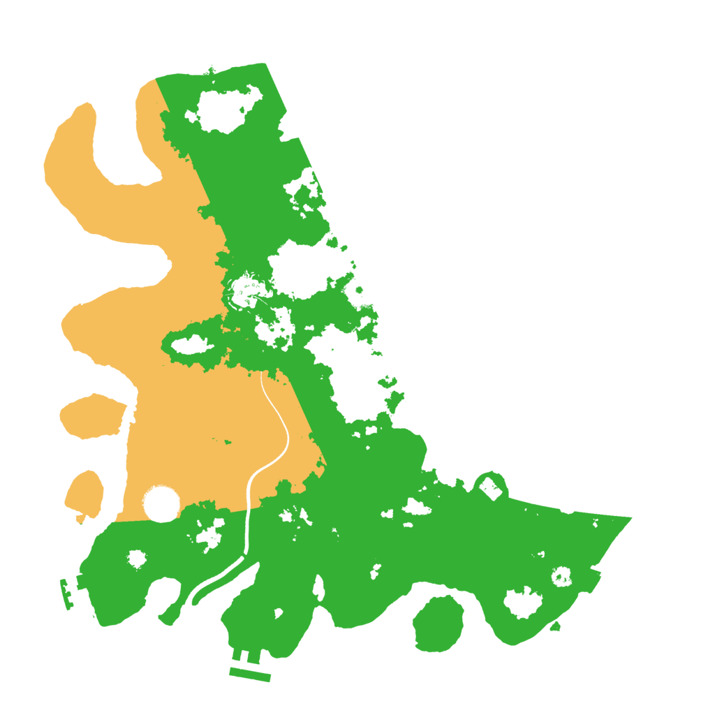 Biome Rust Map: Procedural Map, Size: 3500, Seed: 31829062