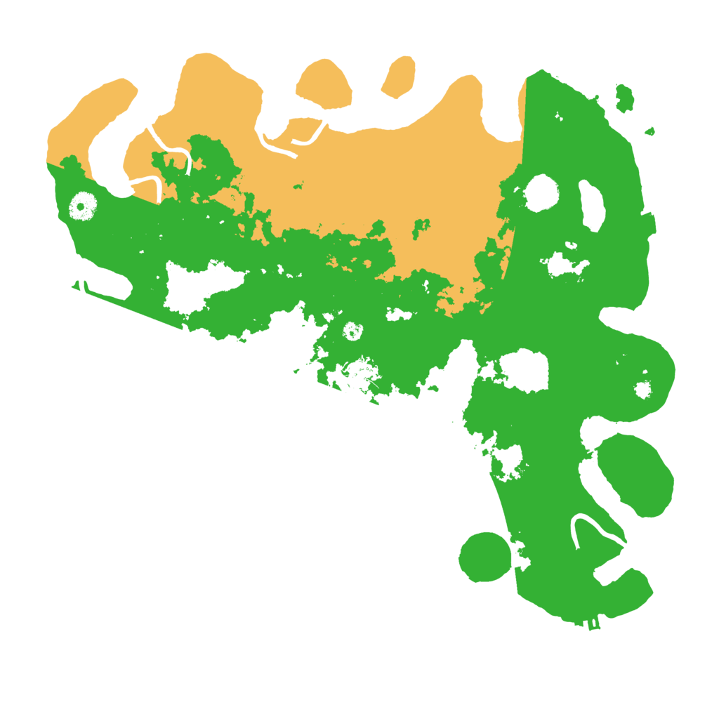 Biome Rust Map: Procedural Map, Size: 3850, Seed: 98158200