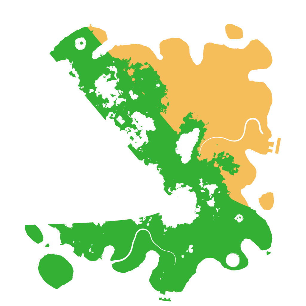 Biome Rust Map: Procedural Map, Size: 3900, Seed: 67391575