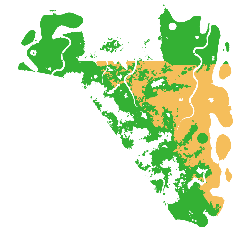 Biome Rust Map: Procedural Map, Size: 6000, Seed: 28000