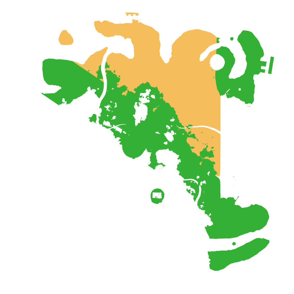 Biome Rust Map: Procedural Map, Size: 3450, Seed: 49313746