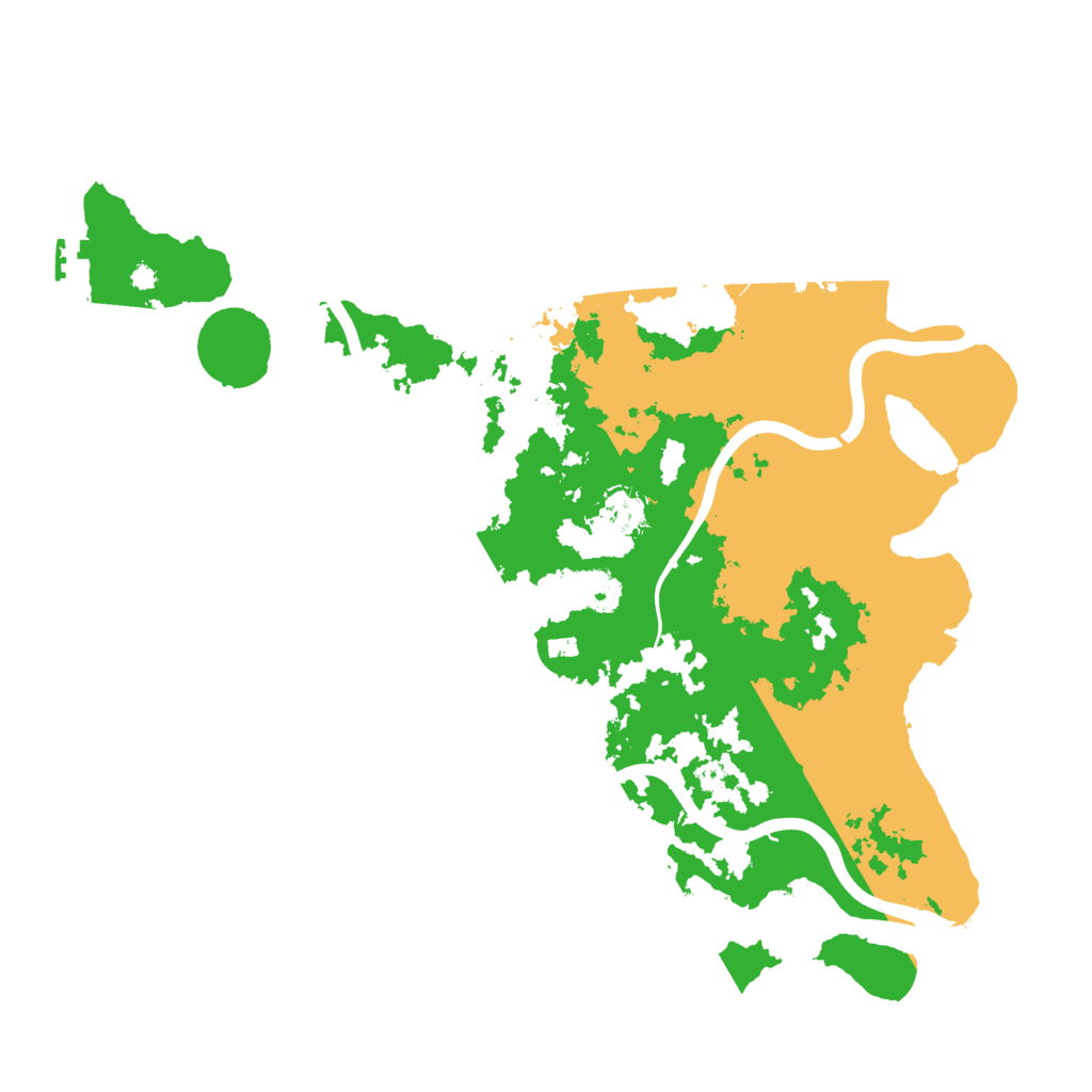 Biome Rust Map: Procedural Map, Size: 3950, Seed: 71145292