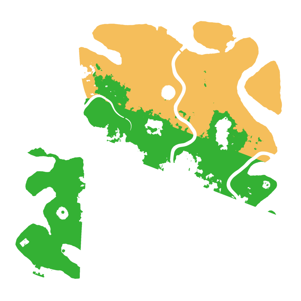 Biome Rust Map: Procedural Map, Size: 3800, Seed: 60570330