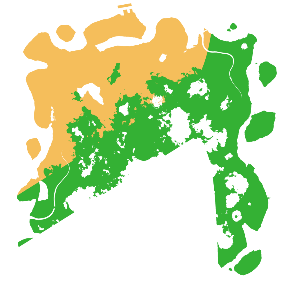 Biome Rust Map: Procedural Map, Size: 4300, Seed: 32467084