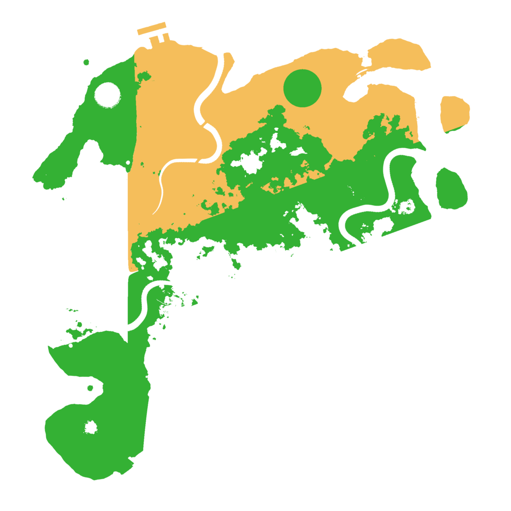 Biome Rust Map: Procedural Map, Size: 3550, Seed: 44466830