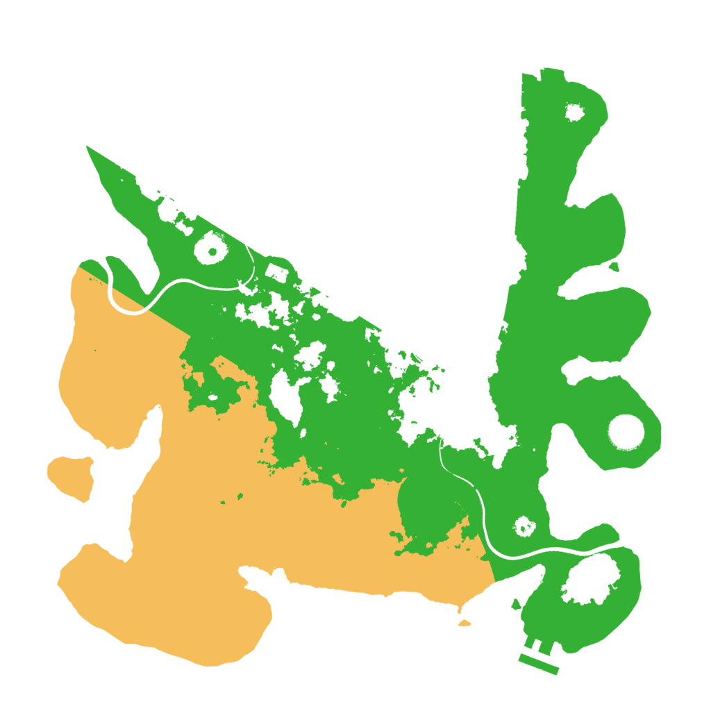 Biome Rust Map: Procedural Map, Size: 3500, Seed: 1819890940