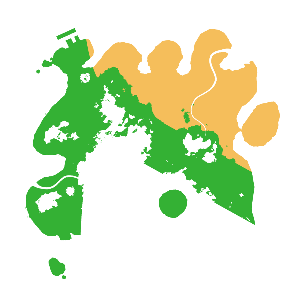 Biome Rust Map: Procedural Map, Size: 3000, Seed: 27326