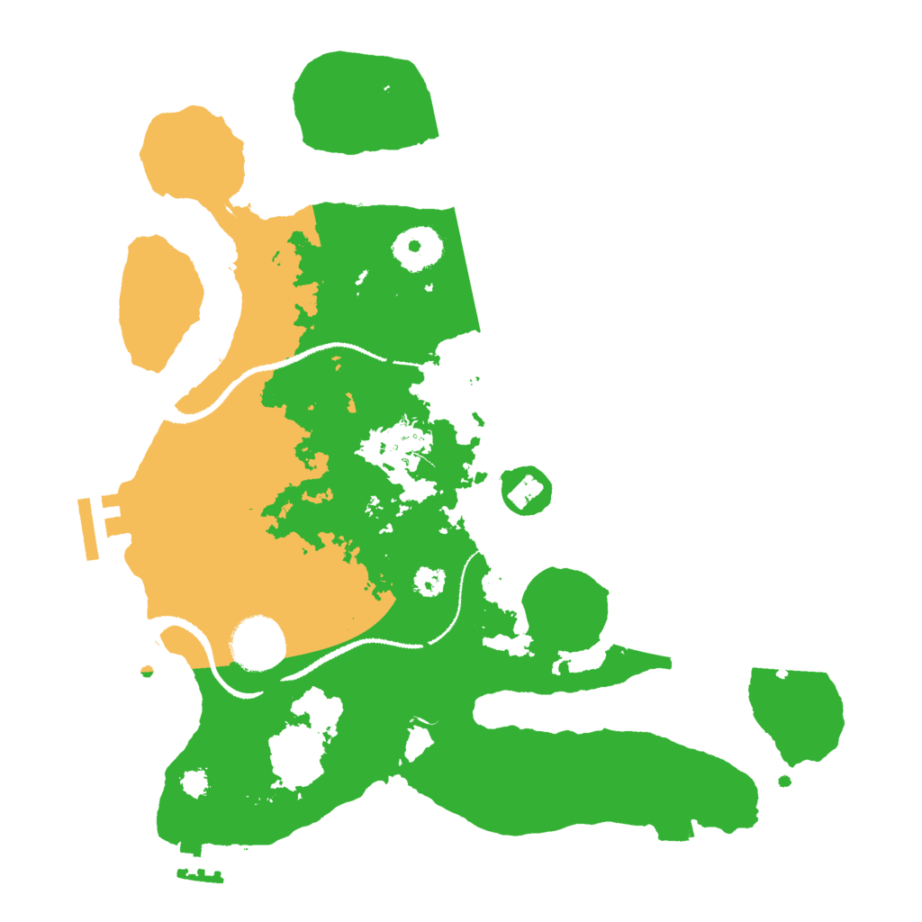Biome Rust Map: Procedural Map, Size: 3000, Seed: 3212