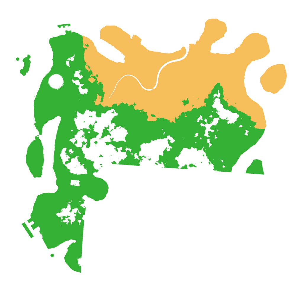 Biome Rust Map: Procedural Map, Size: 3600, Seed: 71288471