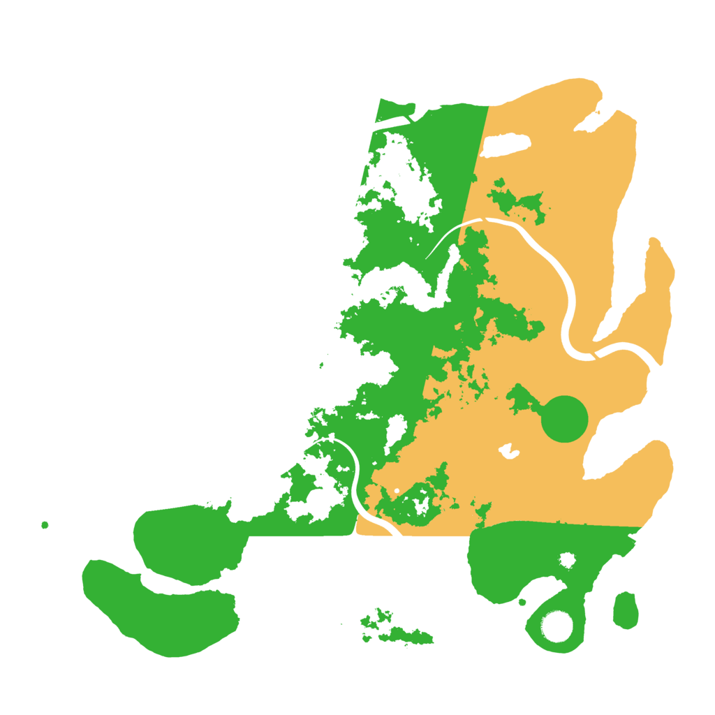 Biome Rust Map: Procedural Map, Size: 4000, Seed: 37890290