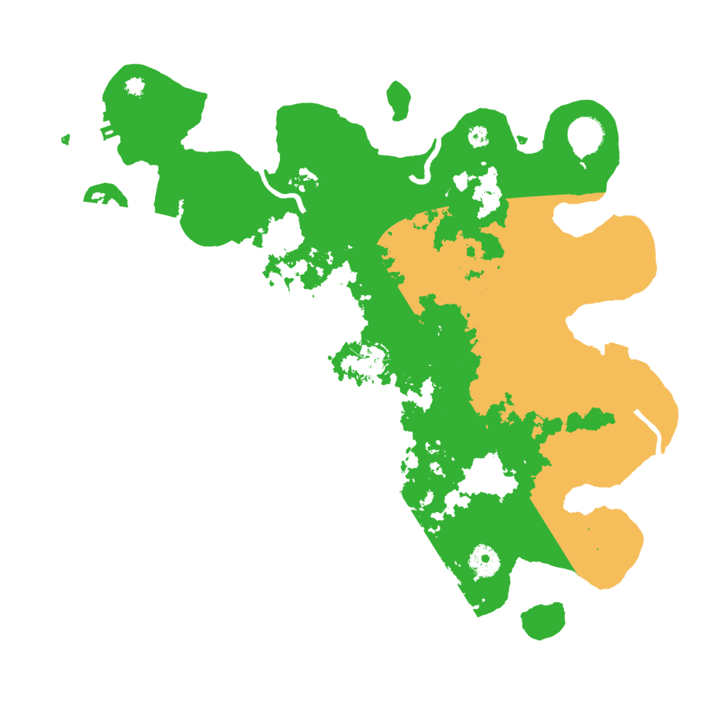 Biome Rust Map: Procedural Map, Size: 3500, Seed: 1544201705