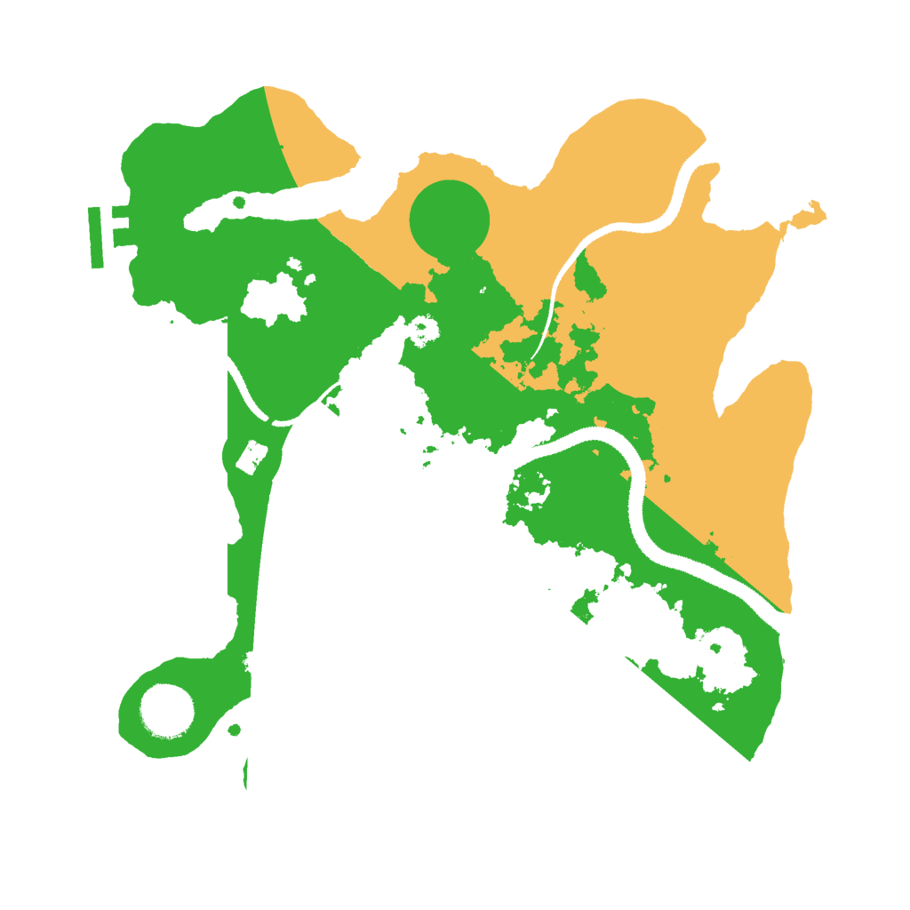 Biome Rust Map: Procedural Map, Size: 3000, Seed: 1531345597