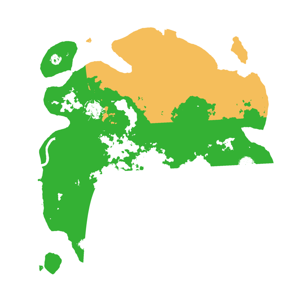 Biome Rust Map: Procedural Map, Size: 3000, Seed: 376452666