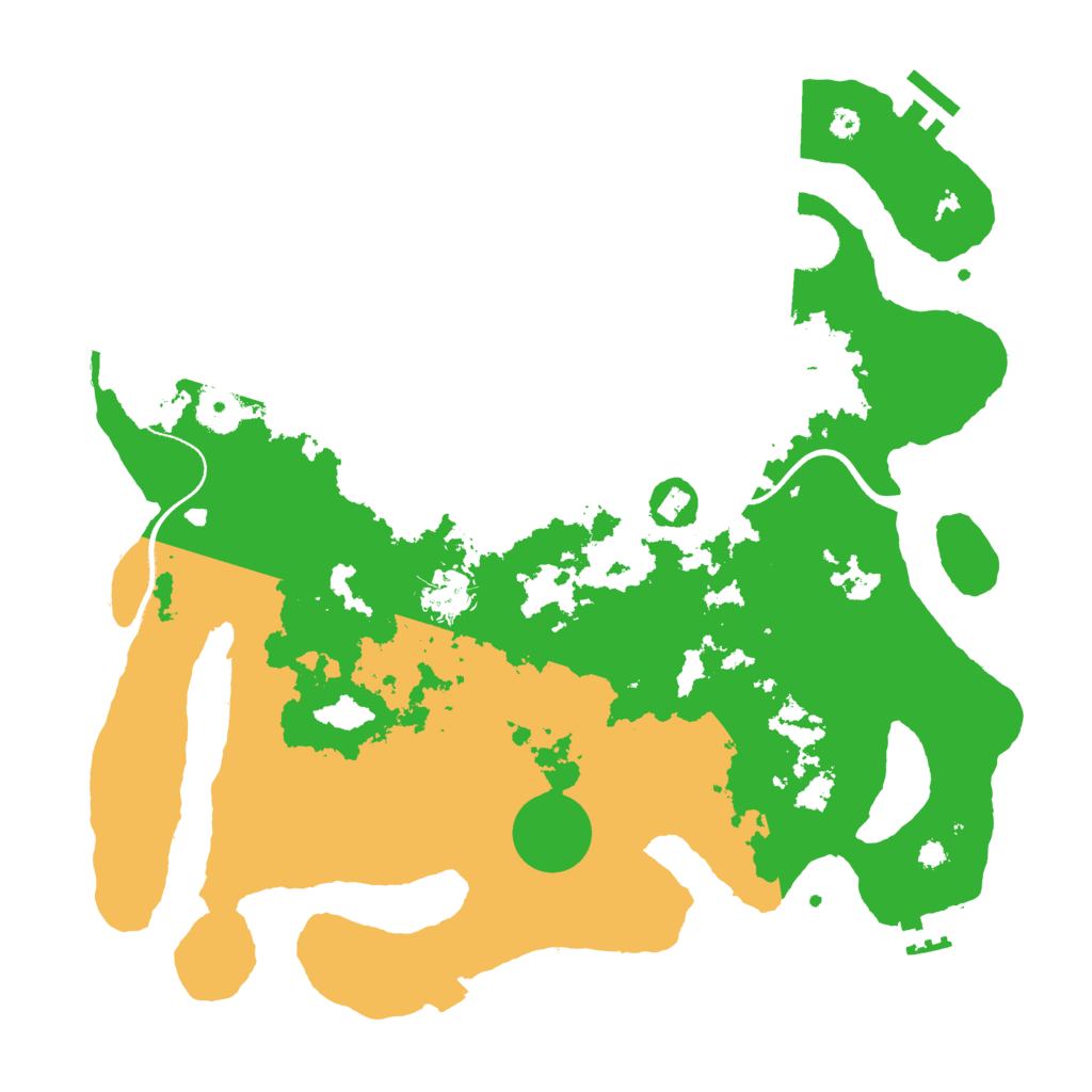 Biome Rust Map: Procedural Map, Size: 3650, Seed: 58144806