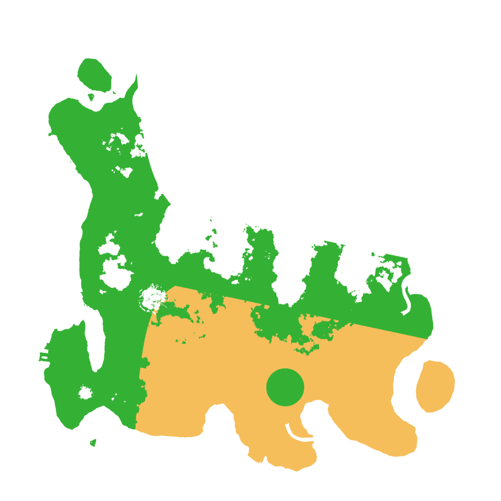 Biome Rust Map: Procedural Map, Size: 3500, Seed: 1779358282