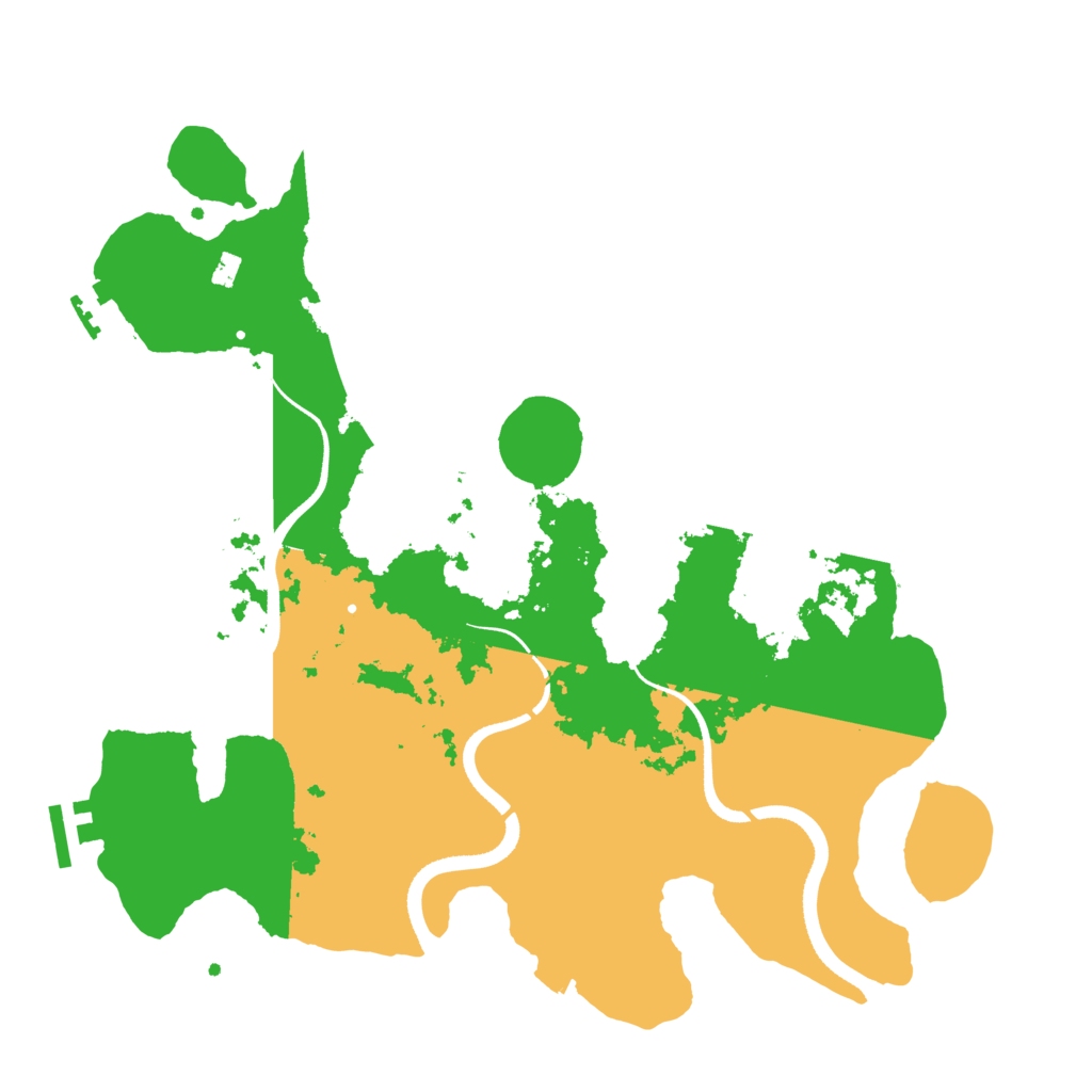 Biome Rust Map: Procedural Map, Size: 3500, Seed: 1779358282