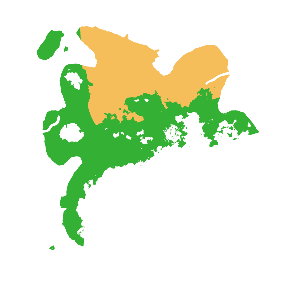 Biome Rust Map: Procedural Map, Size: 3000, Seed: 1254479909