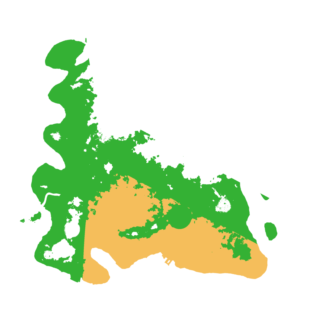 Biome Rust Map: Procedural Map, Size: 3550, Seed: 64721450