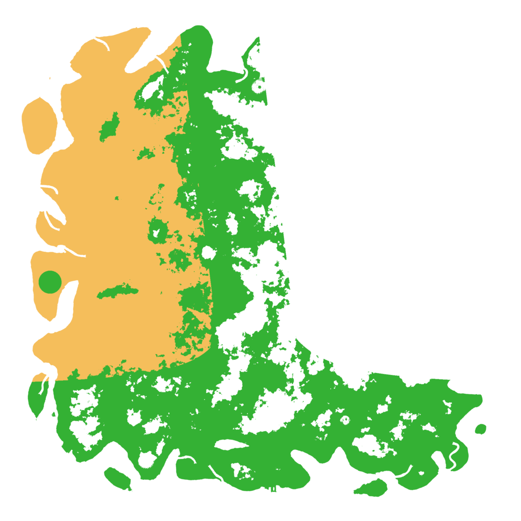 Biome Rust Map: Procedural Map, Size: 6000, Seed: 420696969