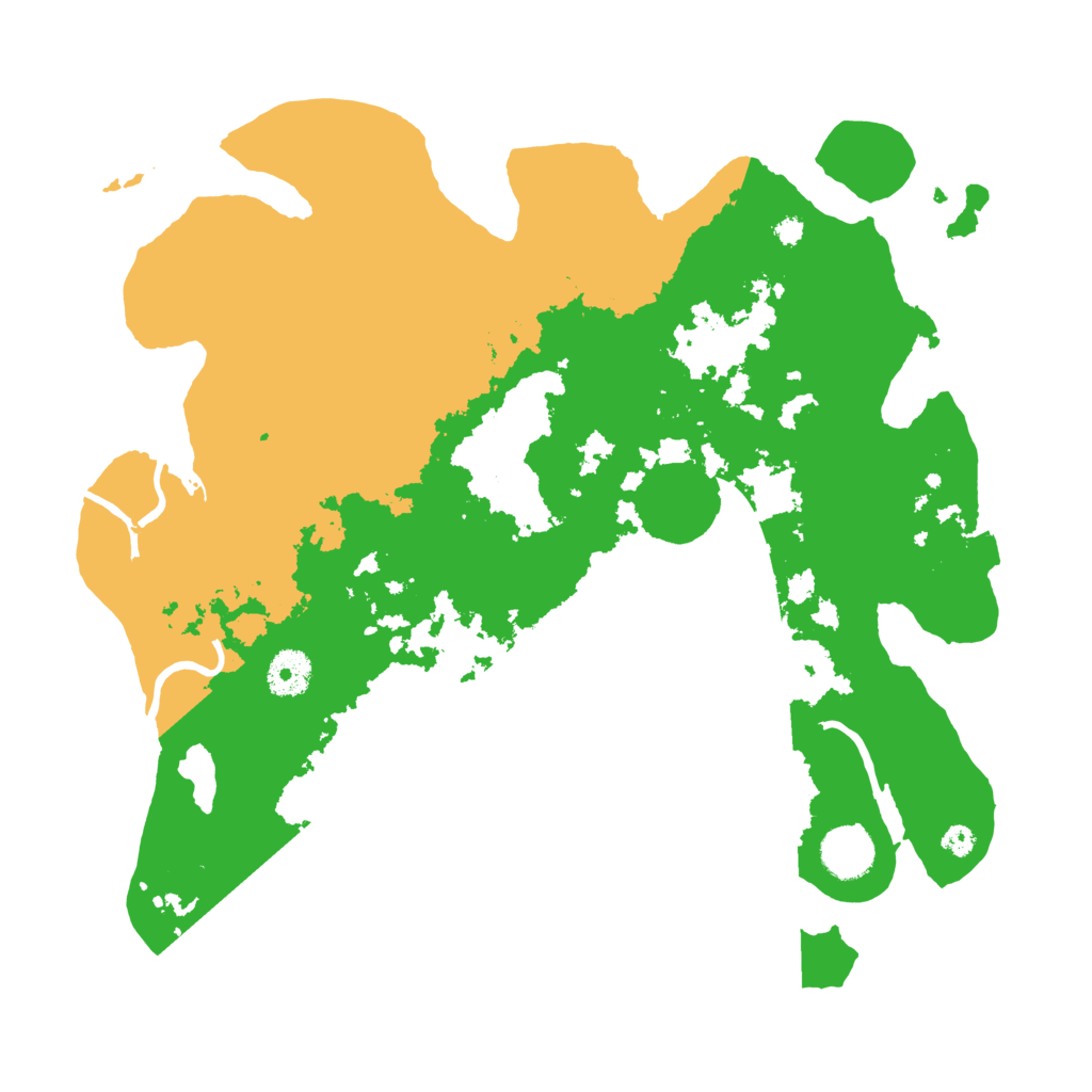 Biome Rust Map: Procedural Map, Size: 3600, Seed: 59354130