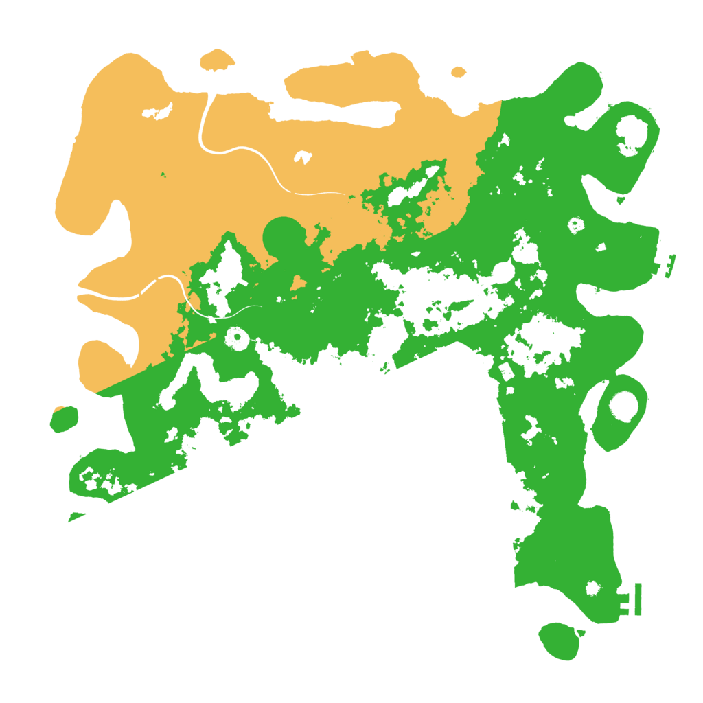 Biome Rust Map: Procedural Map, Size: 4400, Seed: 27287032