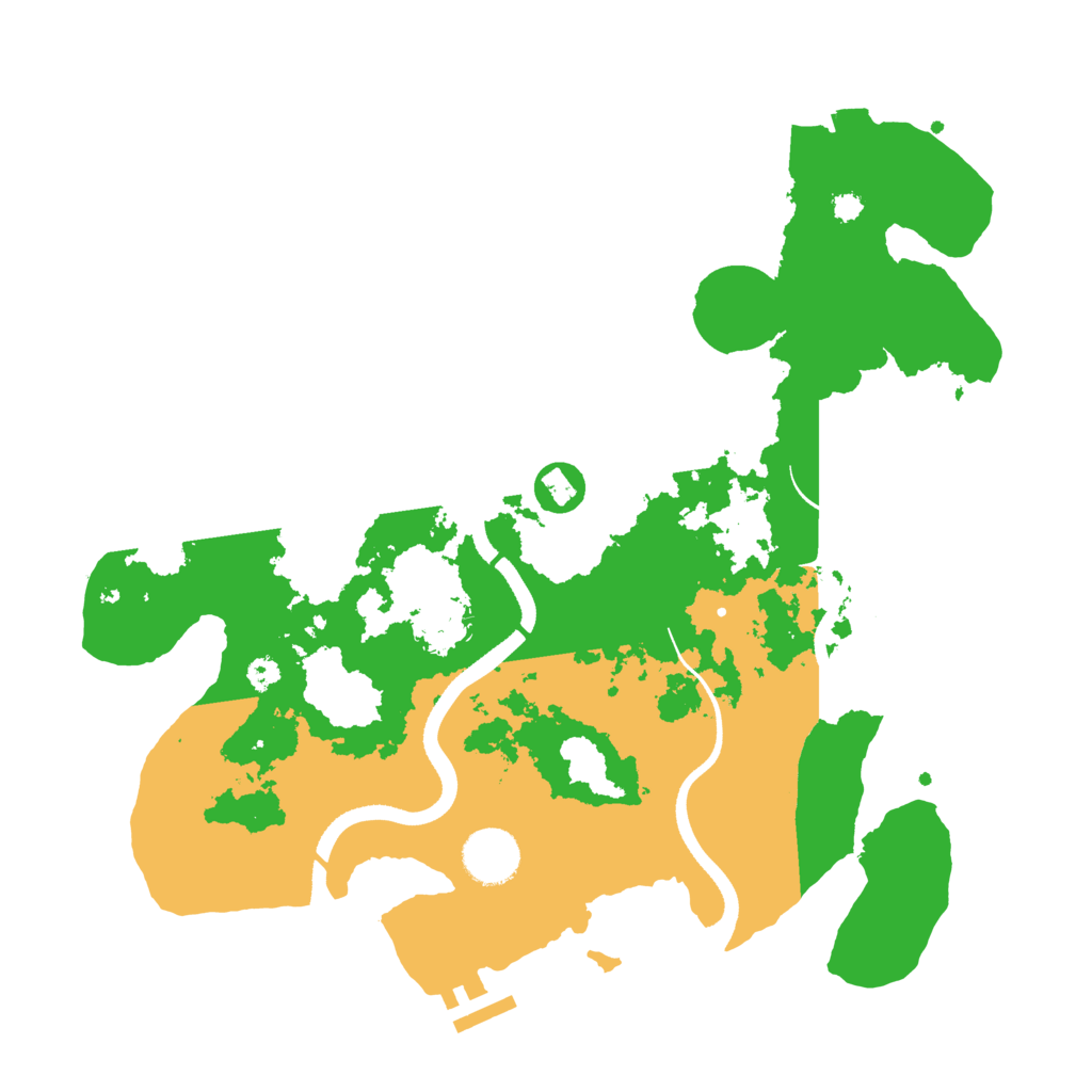 Biome Rust Map: Procedural Map, Size: 3400, Seed: 30700847