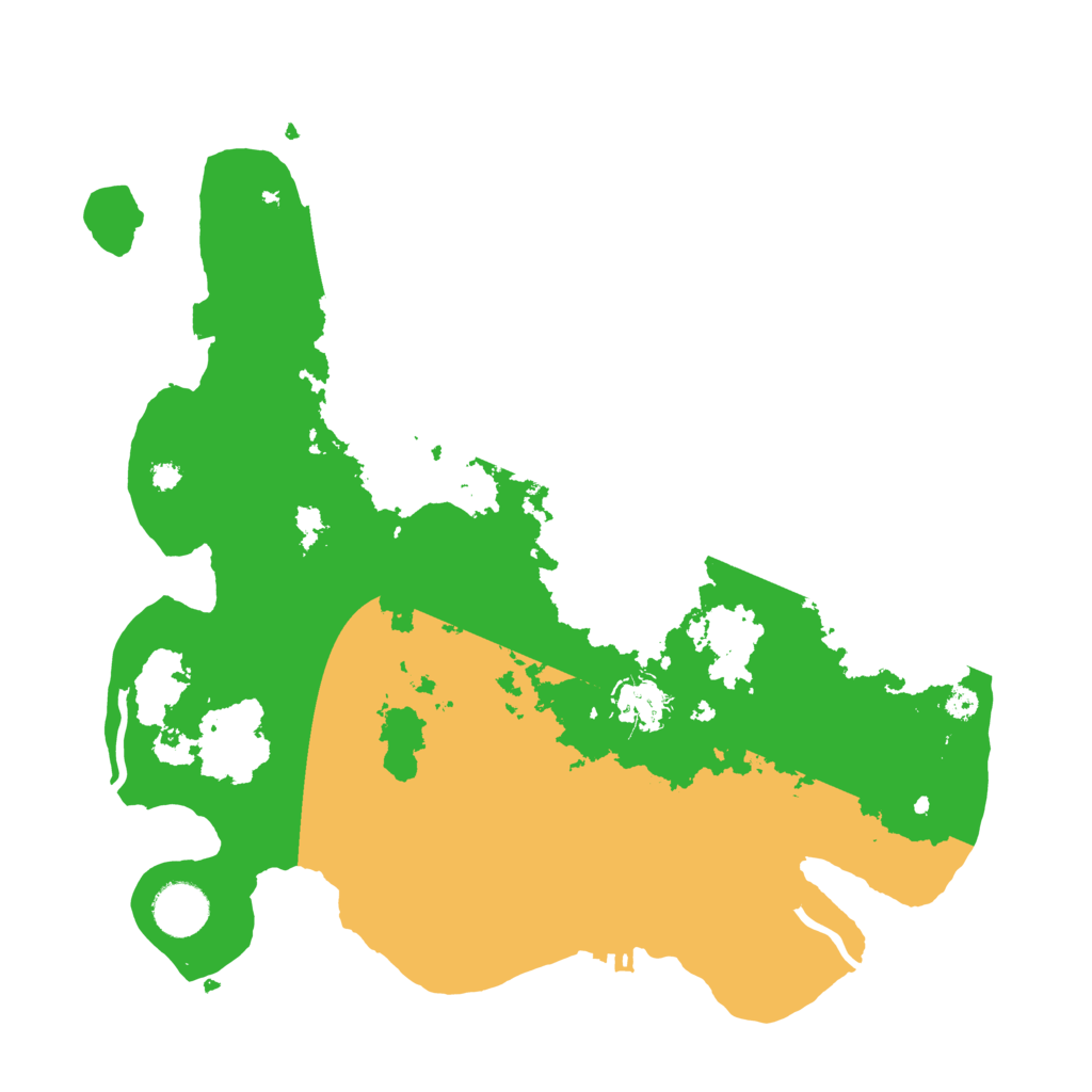 Biome Rust Map: Procedural Map, Size: 3500, Seed: 616005254