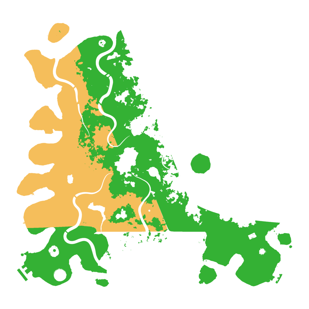 Biome Rust Map: Procedural Map, Size: 4400, Seed: 54749784