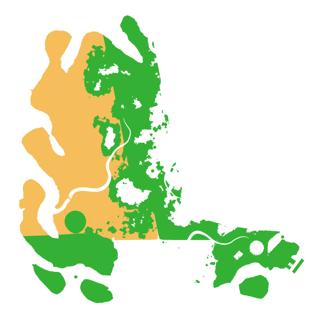 Biome Rust Map: Procedural Map, Size: 3950, Seed: 51833498