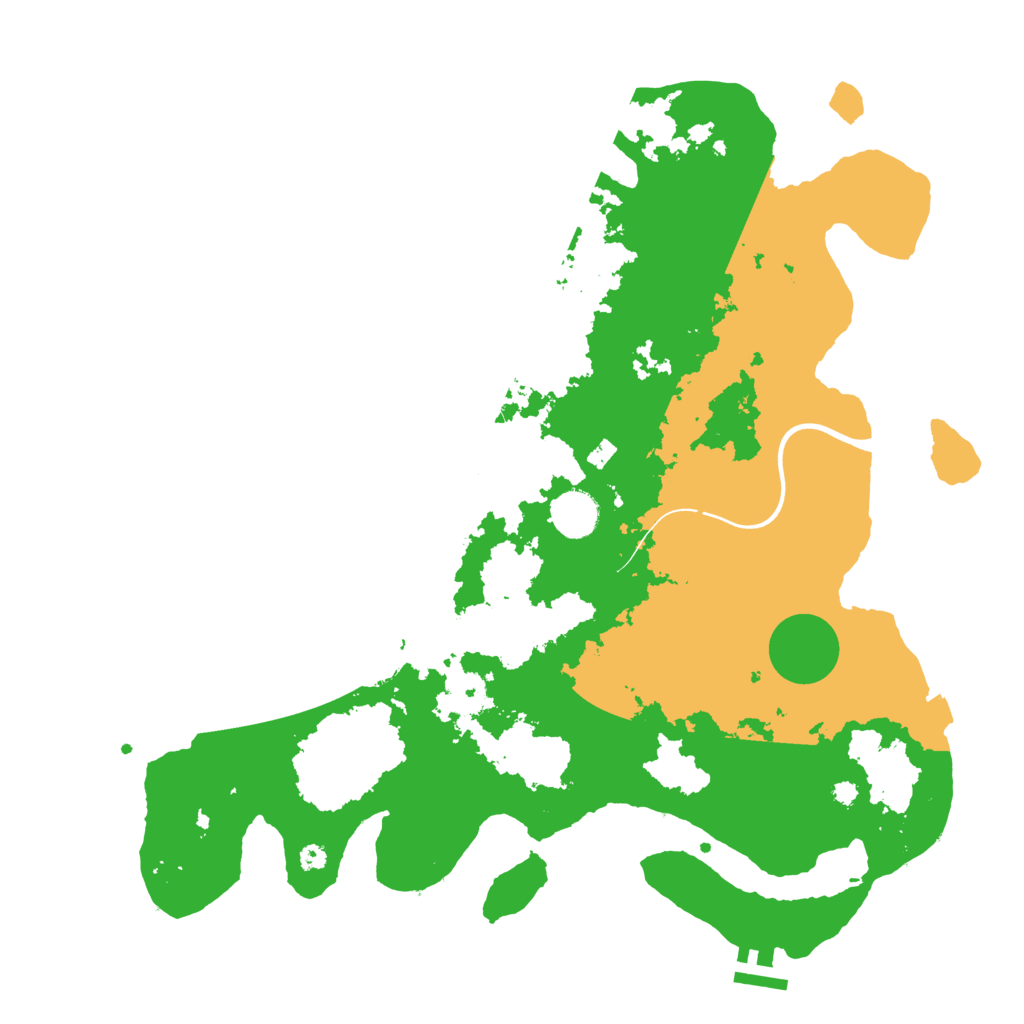Biome Rust Map: Procedural Map, Size: 3850, Seed: 98200385