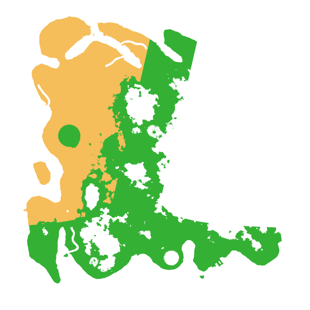 Biome Rust Map: Procedural Map, Size: 3700, Seed: 40424887