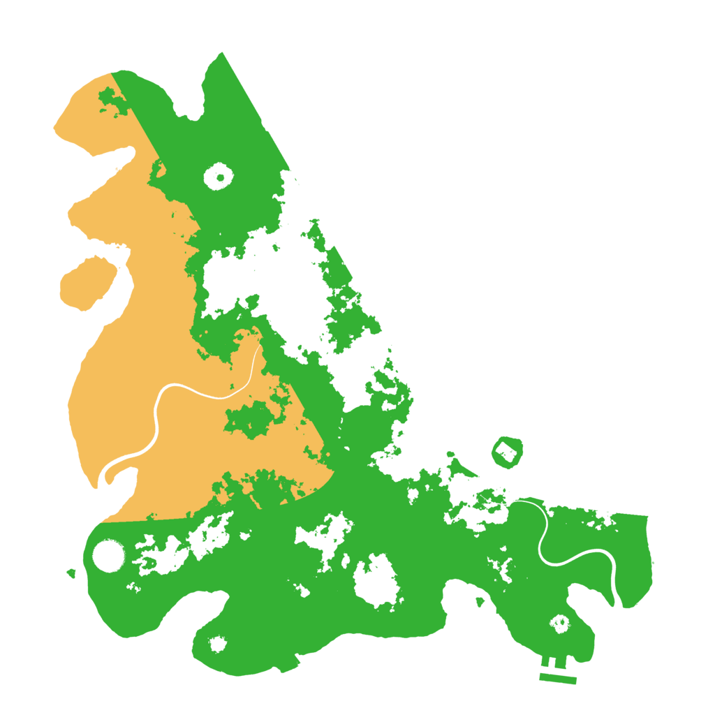 Biome Rust Map: Procedural Map, Size: 3900, Seed: 33962767