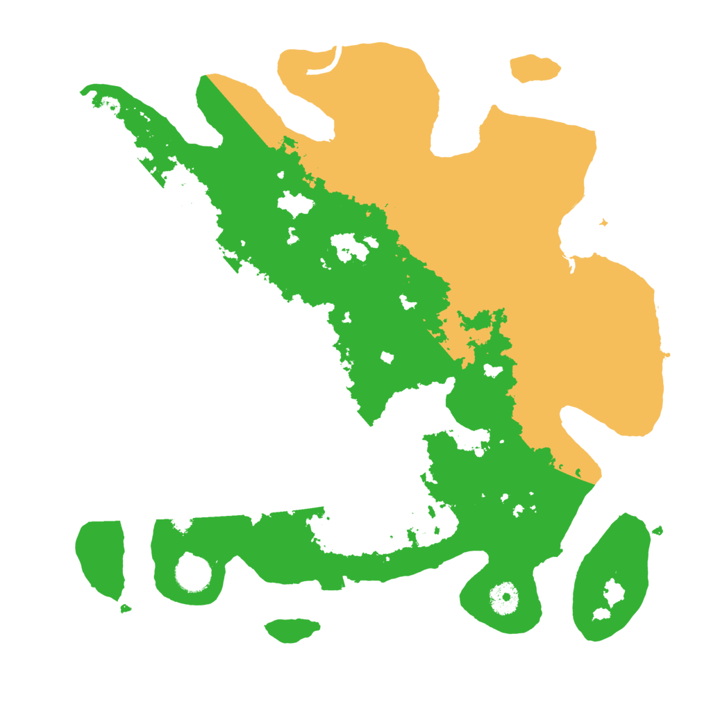 Biome Rust Map: Procedural Map, Size: 3500, Seed: 1018465393