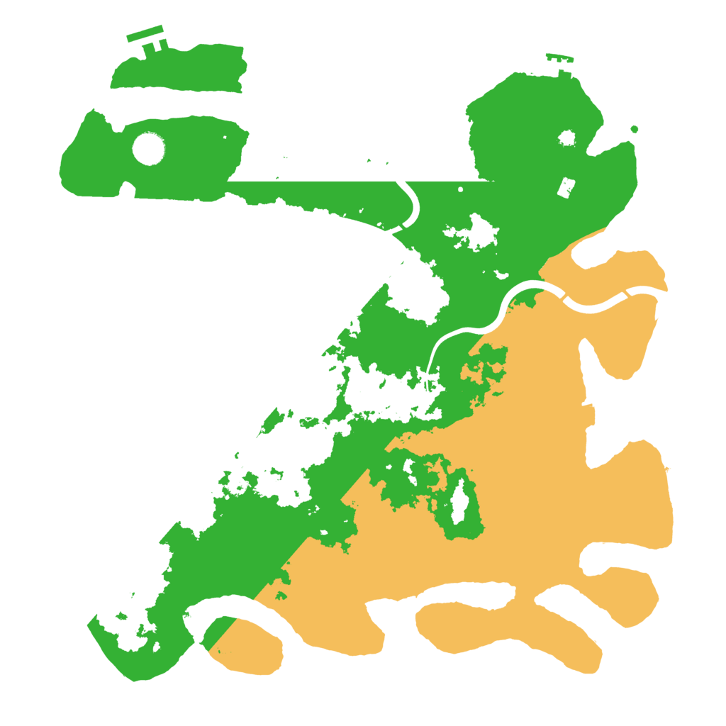 Biome Rust Map: Procedural Map, Size: 3950, Seed: 67912221