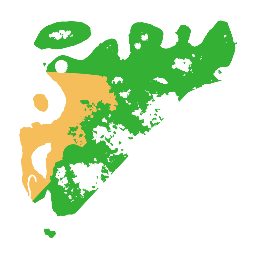 Biome Rust Map: Procedural Map, Size: 3700, Seed: 75157481