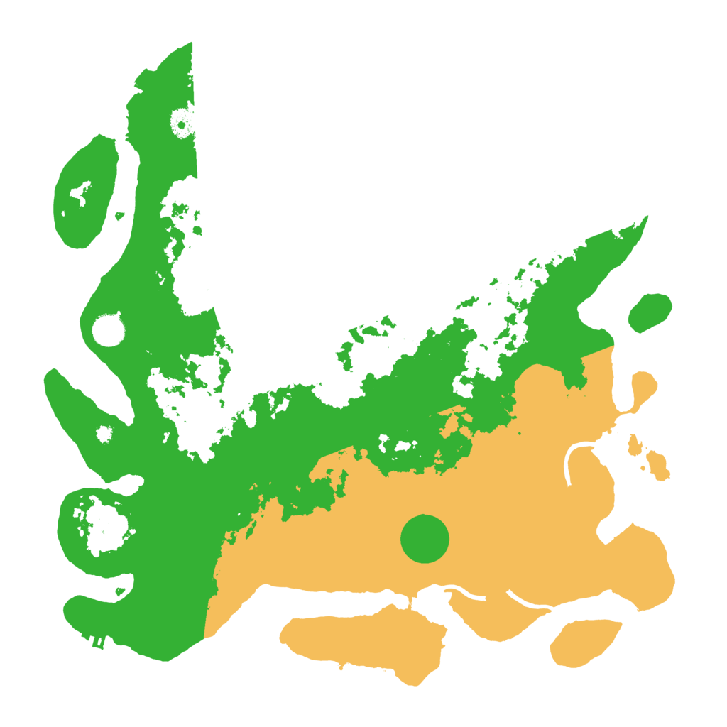 Biome Rust Map: Procedural Map, Size: 3950, Seed: 37607612