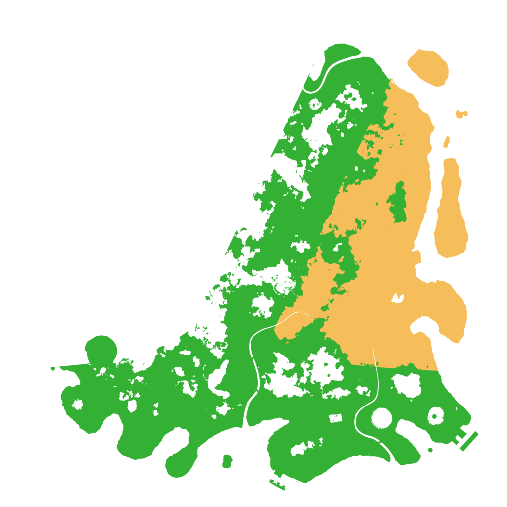 Biome Rust Map: Procedural Map, Size: 4400, Seed: 27256636