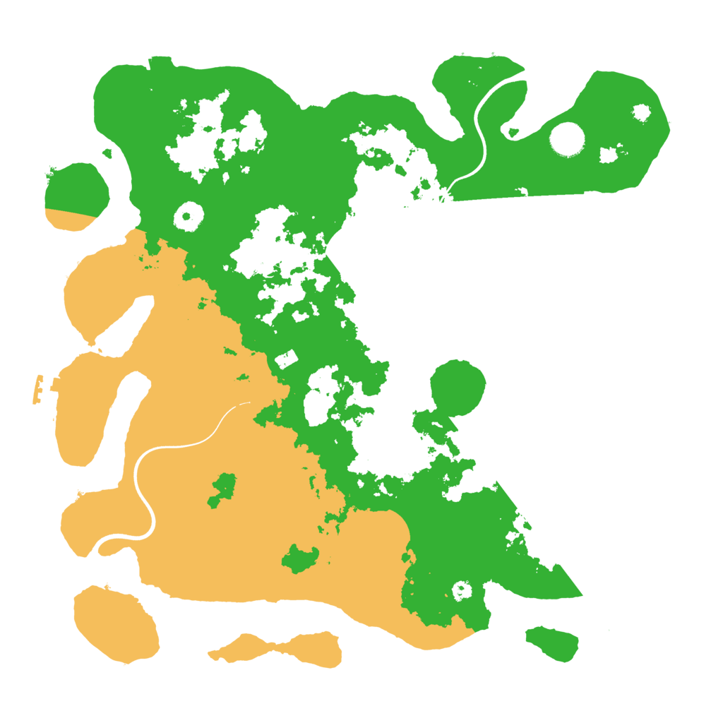 Biome Rust Map: Procedural Map, Size: 3700, Seed: 18720857