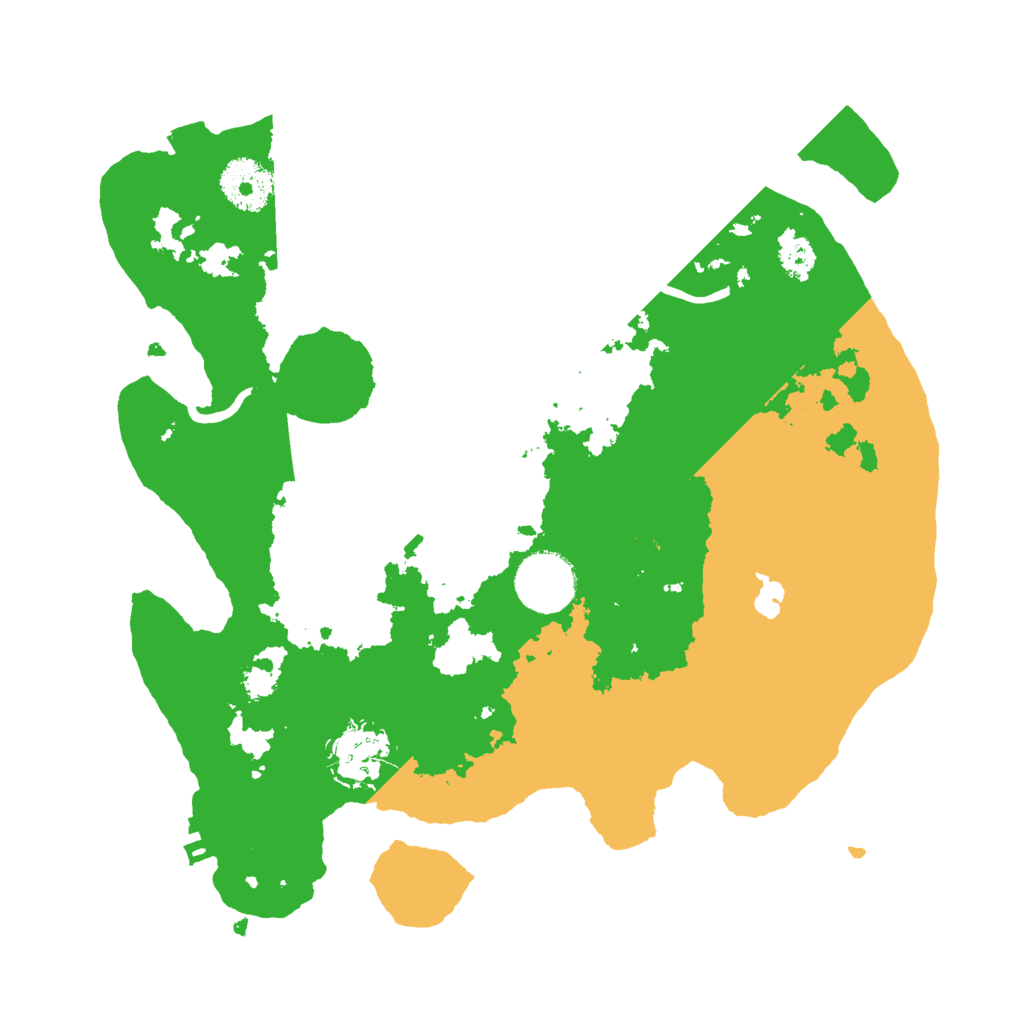 Biome Rust Map: Procedural Map, Size: 3000, Seed: 564736634