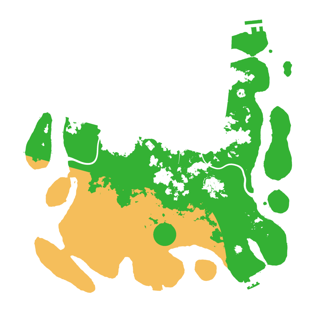 Biome Rust Map: Procedural Map, Size: 3650, Seed: 98684660