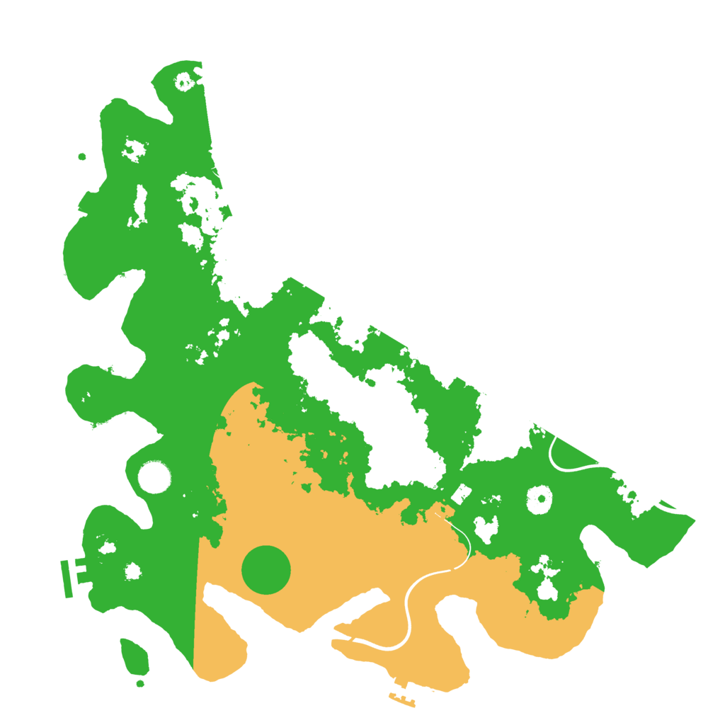 Biome Rust Map: Procedural Map, Size: 3900, Seed: 88587667