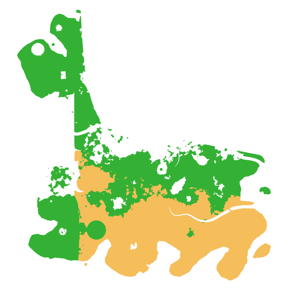 Biome Rust Map: Procedural Map, Size: 4100, Seed: 36639554